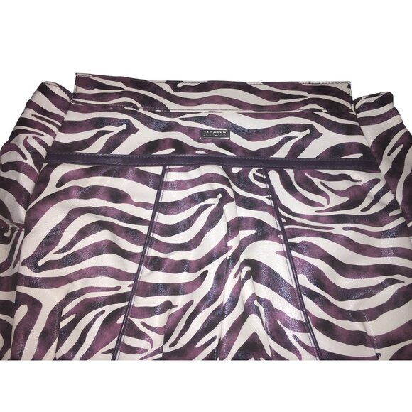 Miche Jocelynne Large Zebra Print Handbag With Side Pockets - Picture 2 of 5